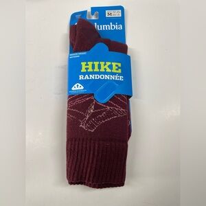 Columbia merino wool Hike medium weight socks M6-9 W8-11.5